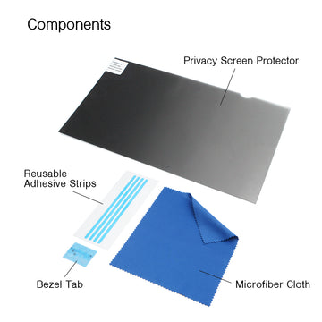 Privacy Screen Adhesive Strips and Tabs - Privacy Screens